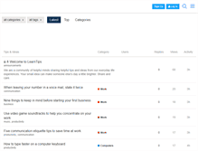 Tablet Screenshot of learntips.com